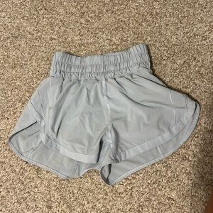 Lululemon Light Blue 00 High Rise Hotty Hot Shorts